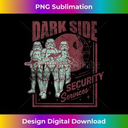 Star Wars Stormtrooper Dark Side Security Services Vintage Tank Top - Vibrant Sublimation Digital Download - Animate Your Creative Concepts