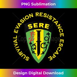 SERE Survival Evasion Resistance Escape School Tank Top - Luxe Sublimation PNG Download - Rapidly Innovate Your Artistic Vision