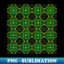 Moroccan arabic oriental tile pattern emerald green - PNG Transparent Digital Download File for Sublimation - Unleash Your Creativity