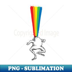 Frog Rainbow - PNG Transparent Sublimation File - Enhance Your Apparel with Stunning Detail