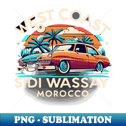 Sidi Wassay Vibes West Coast Morocco - Stylish Sublimation Digital Download - Spice Up Your Sublimation Projects