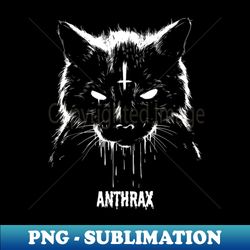 Angry Cat Anthrax - Creative Sublimation PNG Download - Bold & Eye-catching