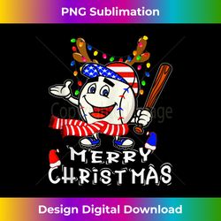 Santa sports design for men boys christmas baseball player Tank Top - Deluxe PNG Sublimation Download - Tailor-Made for Sublimation Craftsmanship