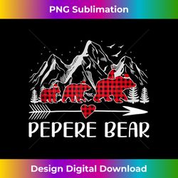 Family Matching Christmas Sweater Pepere Bear Xmas Tank Top - Vibrant Sublimation Digital Download - Enhance Your Art with a Dash of Spice