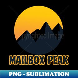 mailbox peak - vintage sublimation png download - fashionable and fearless