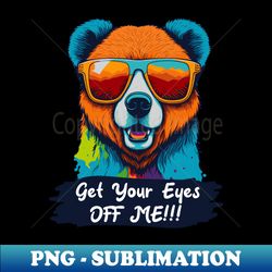 bears pop art - sublimation-ready png file - perfect for sublimation mastery