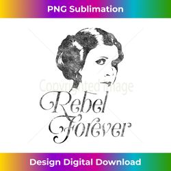 Star Wars Princess Leia Rebel Forever Portrait Tank To - Bespoke Sublimation Digital File - Crafted for Sublimation Excellence