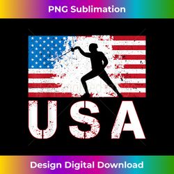 Fencing USA team American flag US Fencers epee men women - Crafted Sublimation Digital Download - Channel Your Creative Rebel