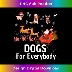 Dogs For Everybody Funny Santa Ugly Christmas Dog Snow Tank To - Chic Sublimation Digital Download - Enhance Your Art with a Dash of Spice