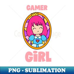 Gamer Girl - High-Resolution PNG Sublimation File - Add a Festive Touch to Every Day