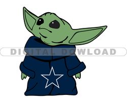 Cowboys NFL Baby Yoda Svg, Football Teams Svg, NFL Logo Svg, Baby Yoda Png, Tshirt Design   17