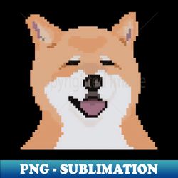 Shiba Inu - Pixel - Artistic Sublimation Digital File - Create with Confidence