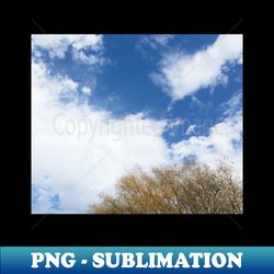 Brown Tree Top  Sky - PNG Transparent Sublimation File - Add a Festive Touch to Every Day