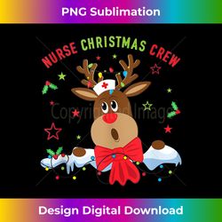 Nurse Christmas Crew Nursing Team Xmas Party Nurse Squad Tank To - Bespoke Sublimation Digital File - Chic, Bold, and Uncompromising