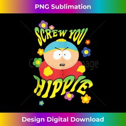 South Park Screw You Hippie Tank Top - Urban Sublimation PNG Design - Lively and Captivating Visuals