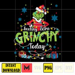 Grinch Fashion PNG, Grinch Png, Christmas Png, Retro Christmas Png, Christmas Sublimation Png, Merry Christmas png (34)
