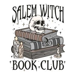 Salem Witch Book Club SVG Salem Massachusetts SVG File