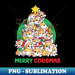 Merry Corgmas - Sublimation-Ready PNG File - Add a Festive Touch to Every Day