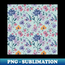 a small flower pattern watercolor style - png sublimation digital download - unlock vibrant sublimation designs