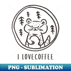 i love coffee - Instant PNG Sublimation Download - Enhance Your Apparel with Stunning Detail