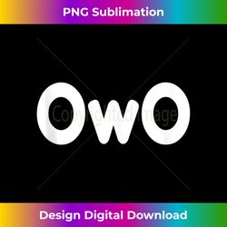 OwO Tank Top Anime Whats This Meme Tank To - Minimalist Sublimation Digital File - Access the Spectrum of Sublimation Artistry