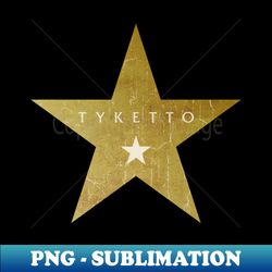 Tyketto - STAR OF STAR VINTAGE - Retro PNG Sublimation Digital Download - Instantly Transform Your Sublimation Projects