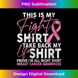 womens this is my fight breast cancer fighter pink boxing glove v-neck - deluxe png sublimation download - tailor-made for sublimation craftsmanship