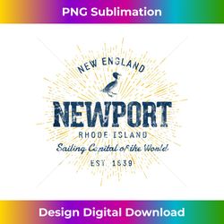 Vintage Retro Style Newport Tank To - Minimalist Sublimation Digital File - Immerse in Creativity with Every Design