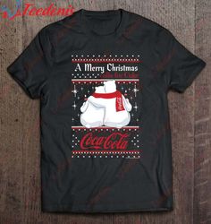Coca-Cola Polar Bears A Merry Christmas Calls For Coca-Cola Shirt, Funny Family Christmas Shirts Ideas  Wear Love, Share