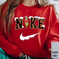Nike Grinch Funny Christmas Sweatshirt For Men Womens