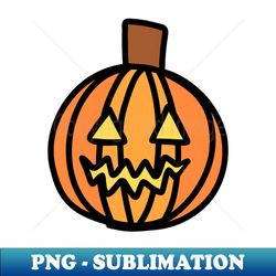 cute jack o lantern pumpkin cartoon on a black backdrop made by endlessemporium - stylish sublimation digital download - stunning sublimation graphics