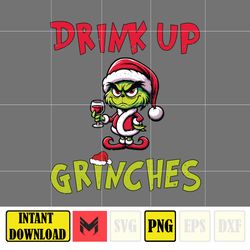 New Unique Grnich, Files The Grnich Png, Merry Grnichmas Png, Retro Grinc Png, Christmas Sublimation (22)