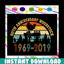 50th anniversary woodstock, trending svg For Silhouette, Files For Cricut, SVG, DXF, EPS, PNG Instant Download
