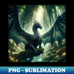 Luminous Sovereign The Forest Throne - Unique Sublimation PNG Download - Perfect for Creative Projects