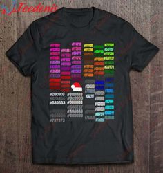 Color Code Hex For Merch Designers To See How Colors Look T-Shirt, Merry Christmas Family Sweatshirts  Wear Love, Share