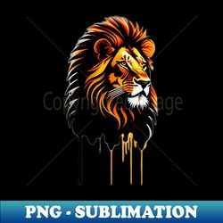 2D simple  a lion - Artistic Sublimation Digital File - Bring Your Designs to Life