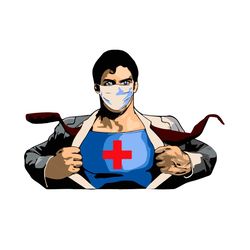 Superman Nurse SVG, Trending SVG, Superman SVG, Nurse SVG, Strong Man Nurse SVG, Coronavirus SVG, Covid19 SVG, Superman