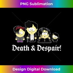 South Park - Death And Despair! Tank Top - Sleek Sublimation PNG Download - Crafted for Sublimation Excellence