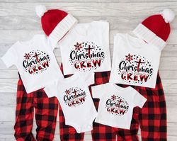 Christmas Family Shirt, Christmas Crew T-shirts, Friends Christmas Group Tees, Family Gathering Shirts, Family Crew Reun