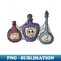 potion bottles - high-resolution png sublimation file - enhance your apparel with stunning detail