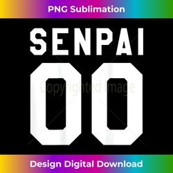 Senpai Jersey Manga Anime Japan Tshirt - Innovative PNG Sublimation Design - Elevate Your Style with Intricate Details