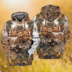 Mule Deer Hunting 3D All Over Printed Shirts