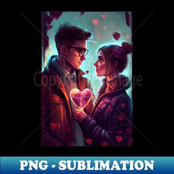 Young Love Heart - Elegant Sublimation PNG Download - Spice Up Your Sublimation Projects