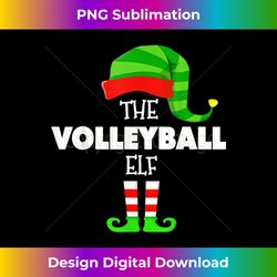 The VOLLEYBALL ELF Group Matching Family Christmas PJS - Sublimation-Optimized PNG File - Customize with Flair