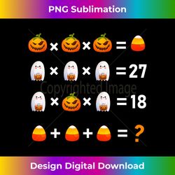 Pumpkin Ghost Candy Corn Order of Operations Math Hallowee - Timeless PNG Sublimation Download - Channel Your Creative Rebel