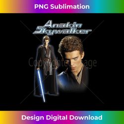 Star Wars Anakin Skywalker Portrait Tank Top - Contemporary PNG Sublimation Design - Enhance Your Art with a Dash of Spice