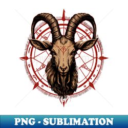 Satanic Goat Baphomet - Premium Sublimation Digital Download - Add a Festive Touch to Every Day