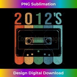 Vintage 2012's Cassette Tape Birthday - Chic Sublimation Digital Download - Tailor-Made for Sublimation Craftsmanship