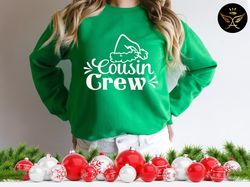 Cousin  Crew Sweatshirt, Christmas Sweatshirt, Funny Christmas Sweatshirt, Sweatshirt for Women, Christmas Hoodie, Winte