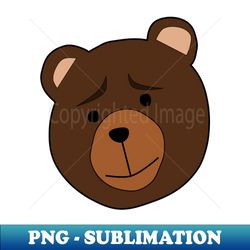 bear - decorative sublimation png file - defying the norms